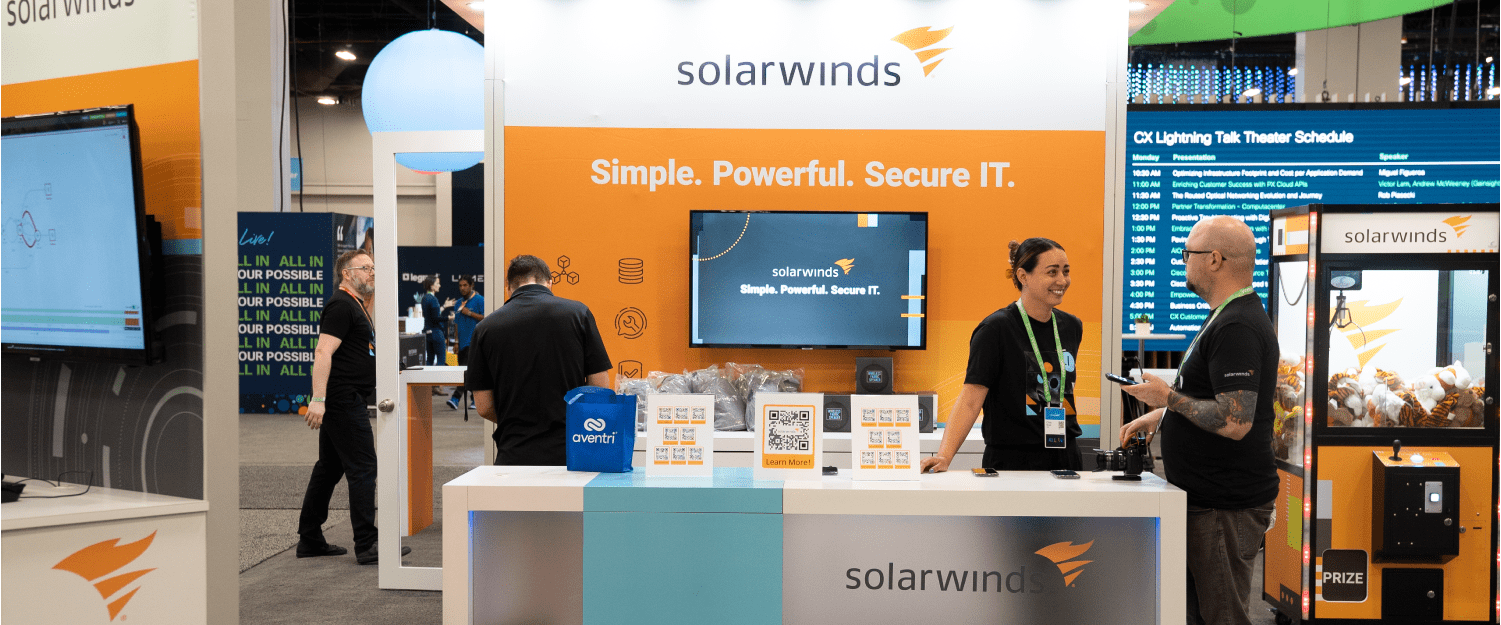 SolarWinds Trade Show Booth Rental