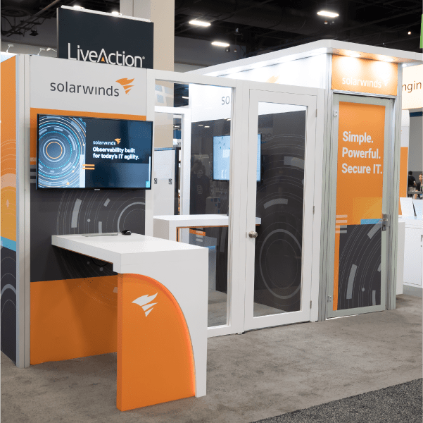 Trade Show Booth Rental for SolarWinds-alt